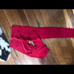 Red Lululemon Pants